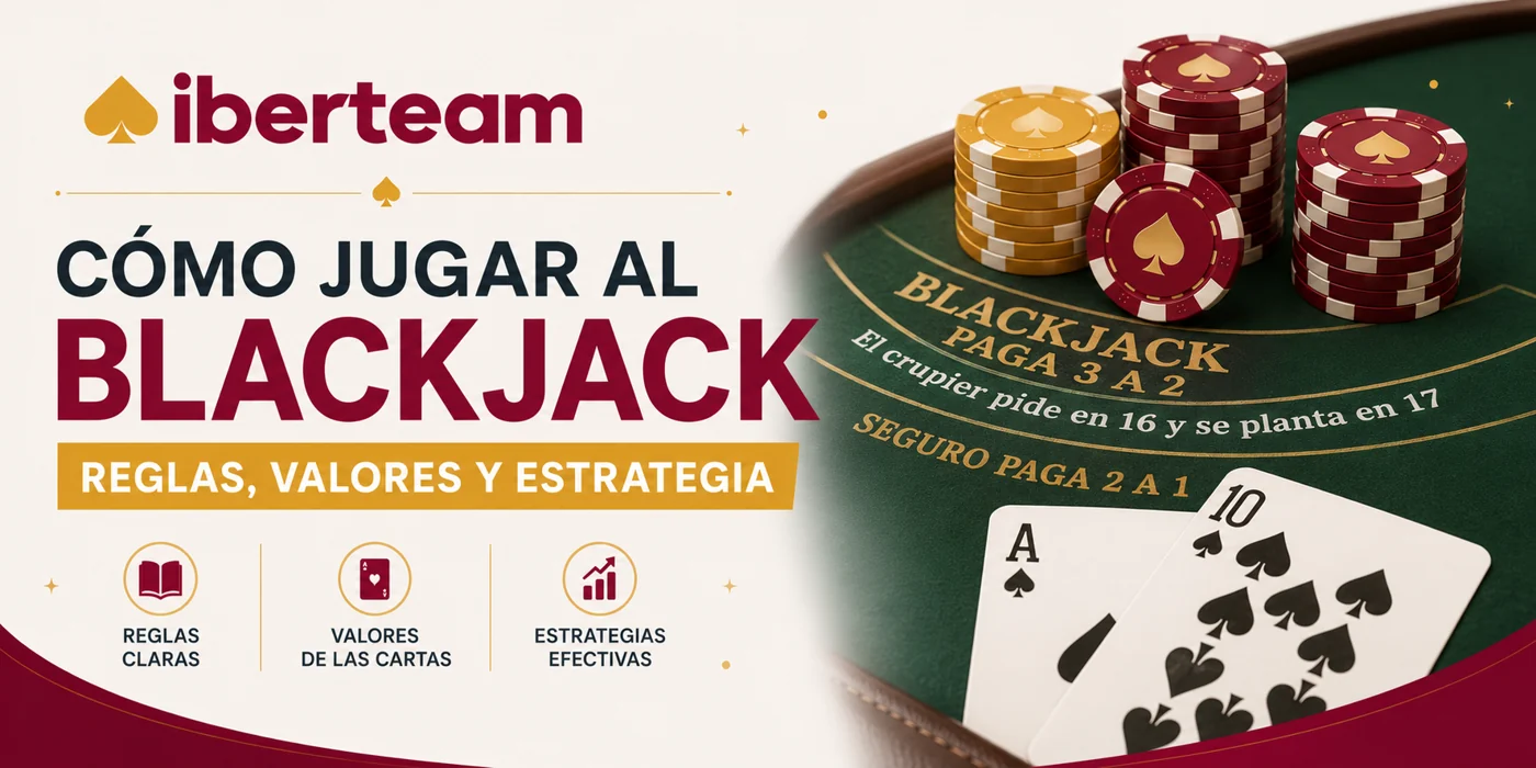 Cómo jugar al blackjack: reglas, valores y estrategia